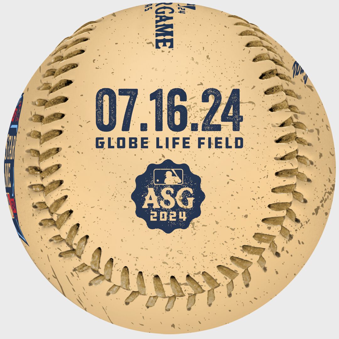 2024 MLB All-Star Game Gold Replica Baseball, 1 Ball