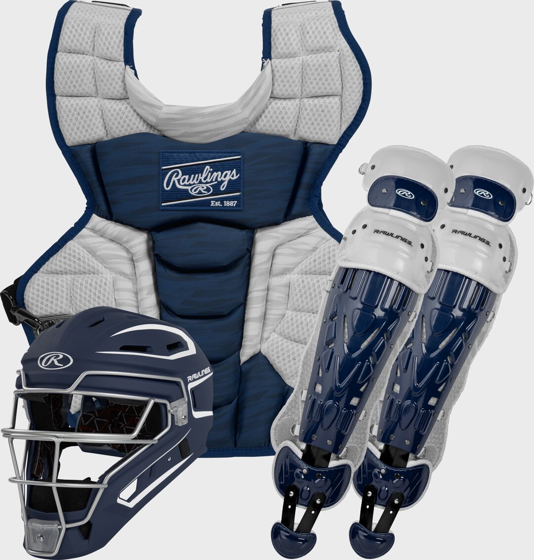 Rawlings Velo 2.0 Catcher's Gear Set, Adult, Intermediate, Youth