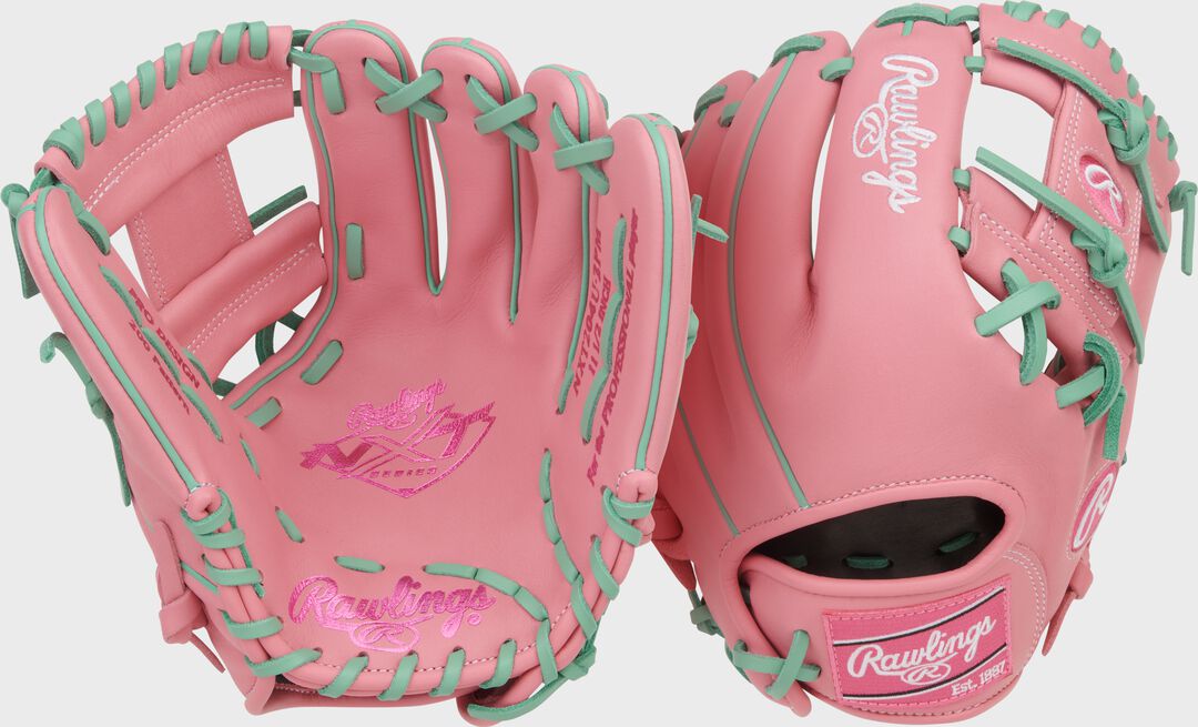 Rawlings NXT Series 11.5-Inch Pink Infield Glove, Right Hand Throw