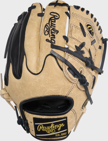 Heart of the Hide 11.75-inch Topo Print Wing Tip Glove