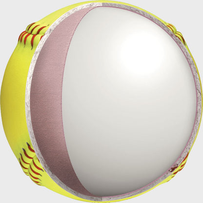 Fastpitch 12" Batting Practice Softballs, 6 Pack or Dozen