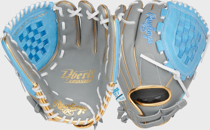Liberty Advanced Color Series 12 in Fastpitch Glove, White/Pink