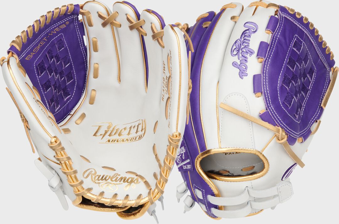 Liberty Advanced Color Series 12 in Fastpitch Glove, White/Pink