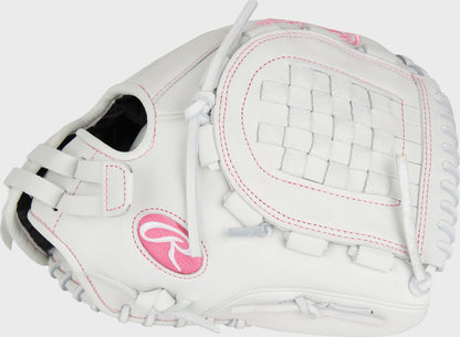 Liberty Advanced Color Series 12 in Fastpitch Glove, White/Pink