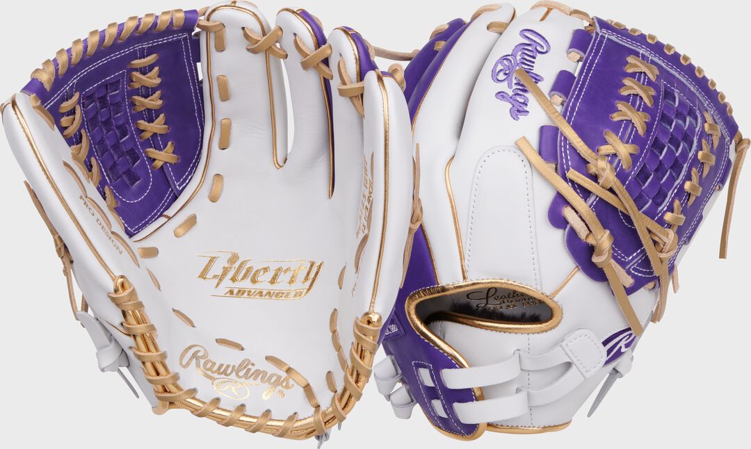 Liberty Advanced Color Series 12.5 in Fastpitch Glove, White/Navy