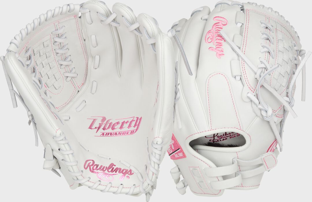 Liberty Advanced Color Series 12.5 in Fastpitch Glove, White/Navy