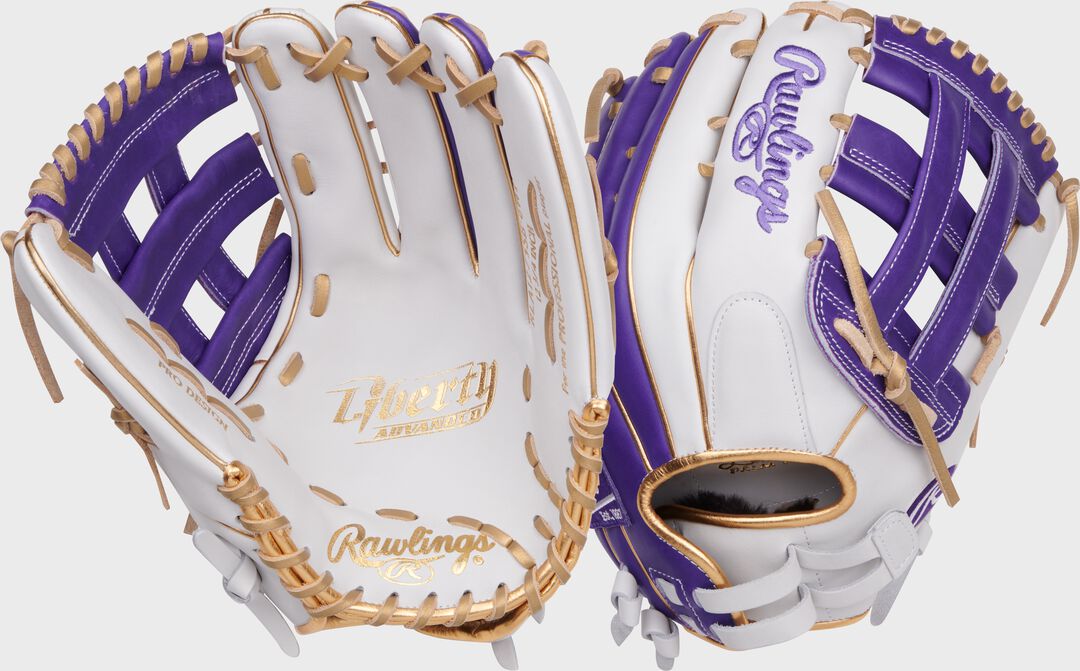 Liberty Advanced Color Series 12.75 in Outfield Glove, White/Royal