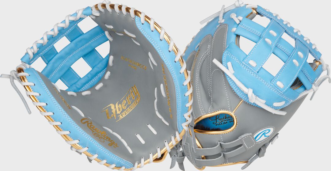 Liberty Advanced Color Series 34 in Catcher's Mitt, White/Purple