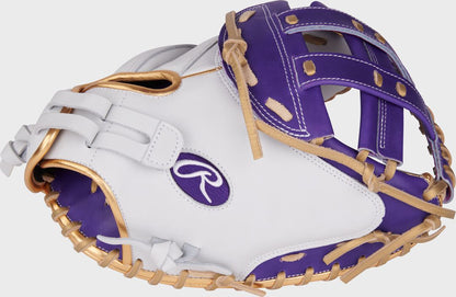 Liberty Advanced Color Series 34 in Catcher's Mitt, White/Purple