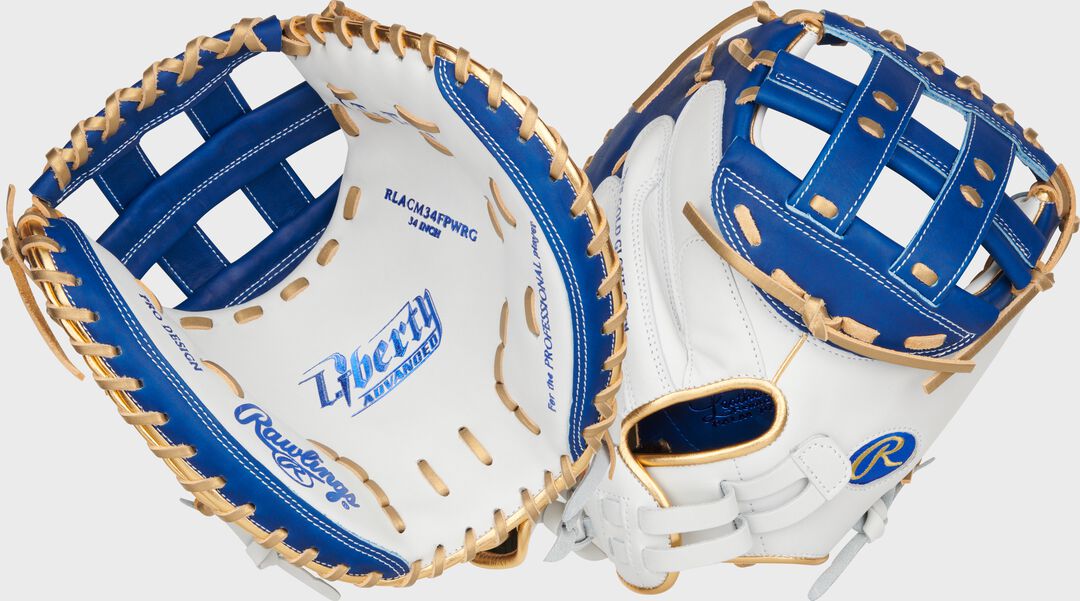 Liberty Advanced Color Series 34 in Catcher's Mitt, White/Purple