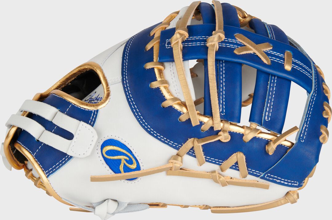 Liberty Advanced Color Series 13 in 1st Base Mitt, White/Royal
