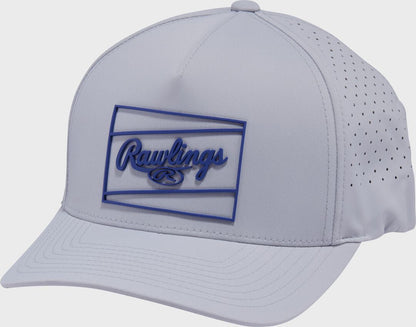 Rawlings Tan Laser Performance Patch Snapback Hat