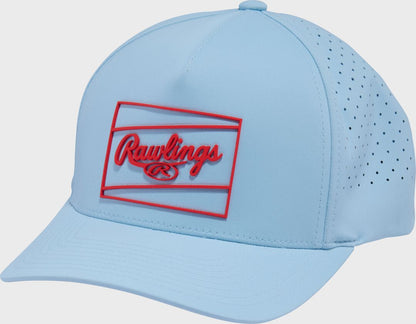 Rawlings Gray Laser Performance Patch Snapback Hat