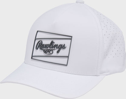Rawlings Navy Laser Performance Patch Snapback Hat