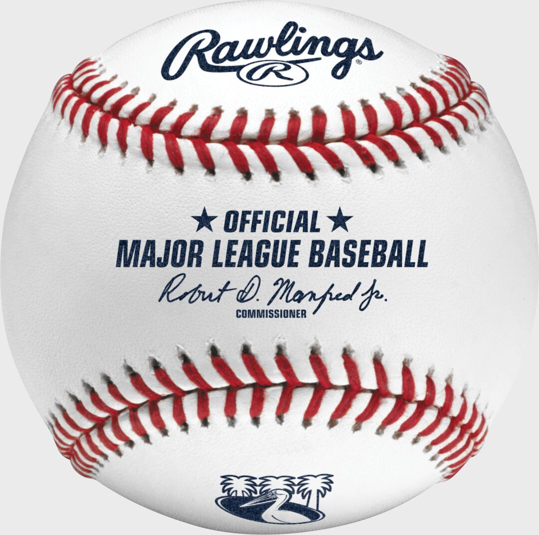 2024 Tampa Bay Rays City Connect Baseball, 1 Ball in Display Cube