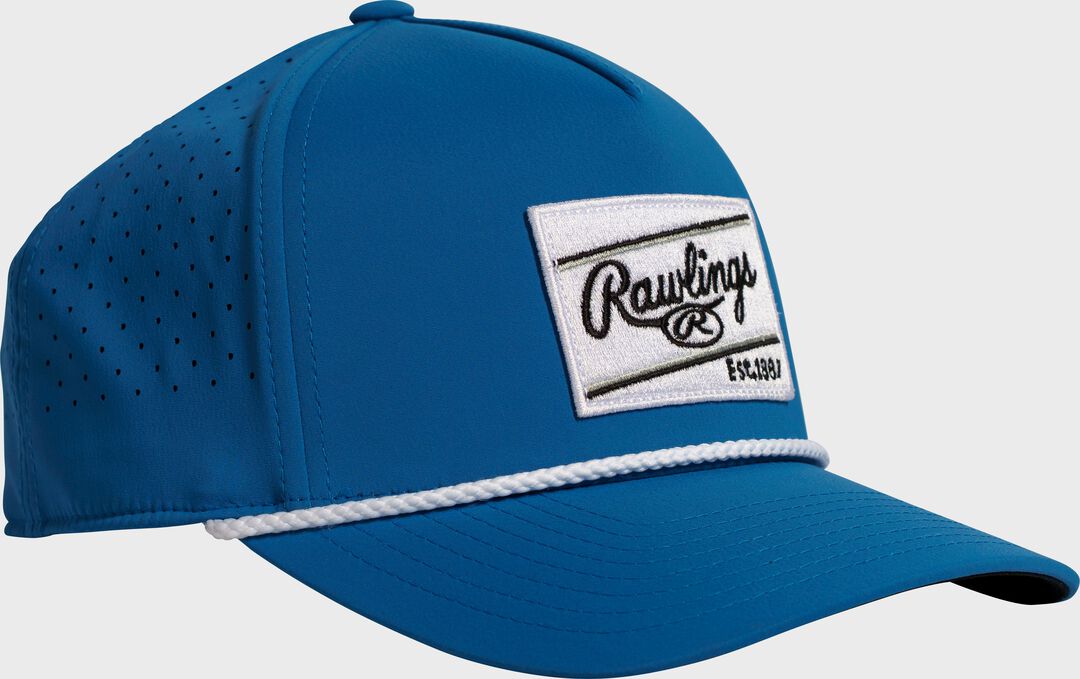 Rawlings Dusty Blue Rope Patch Hat