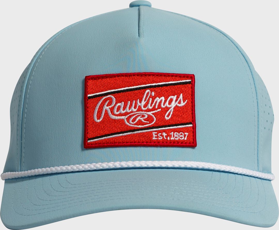 Rawlings Columbia Blue Rope Patch Hat