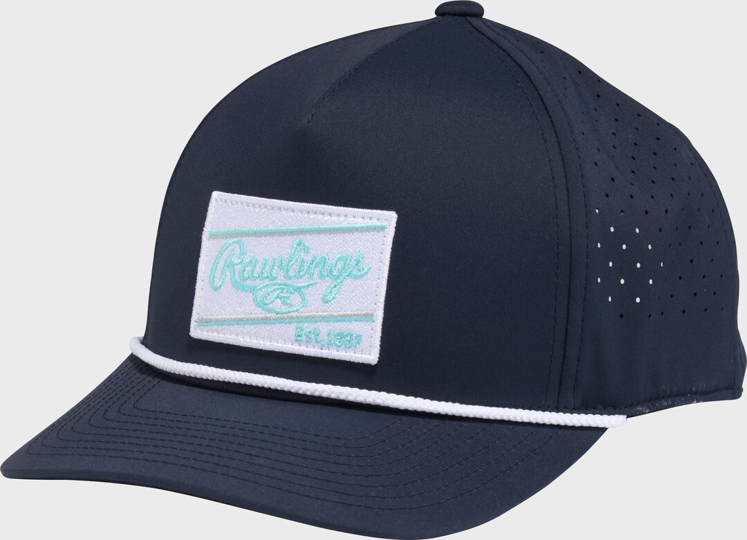 Rawlings Columbia Blue Rope Patch Hat