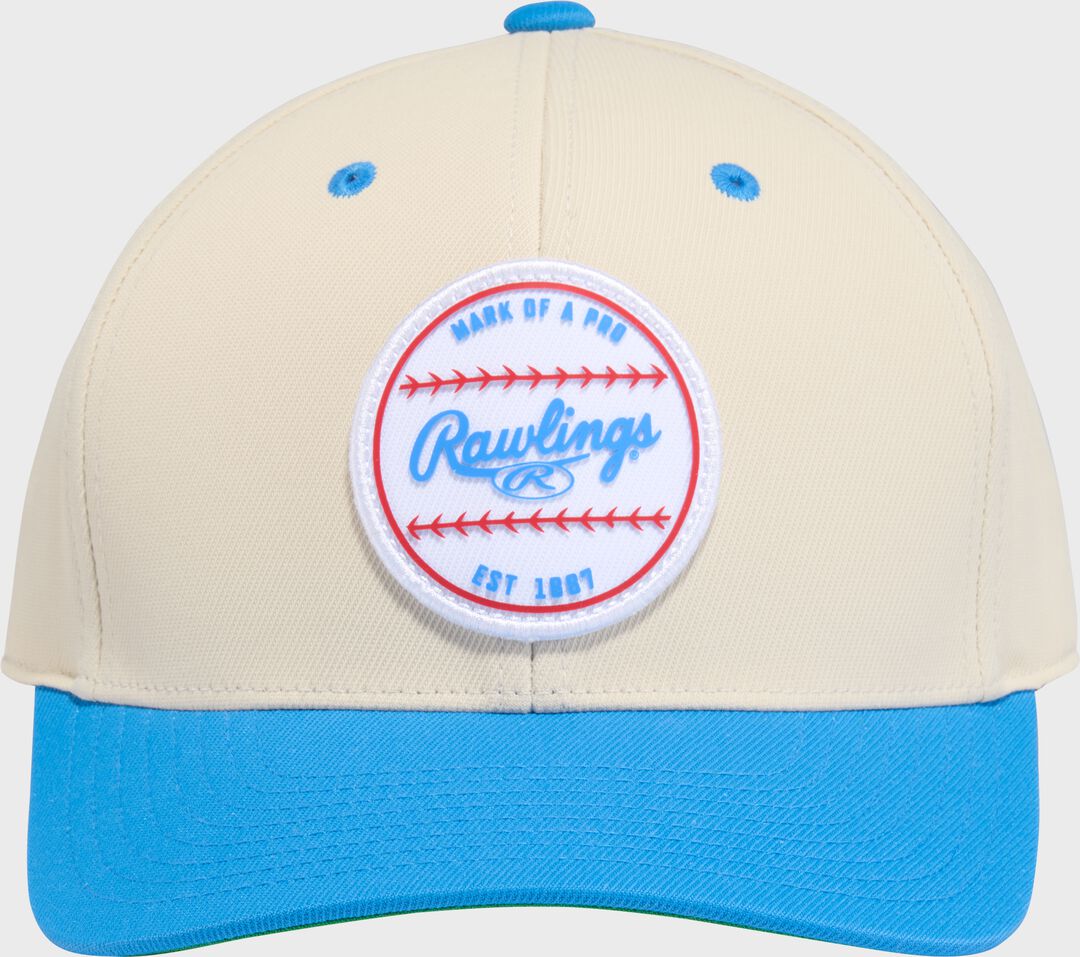 Rawlings Blue Baseball Logo Hat