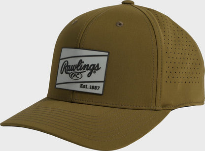 Rawlings Performance Snapback Hat, White