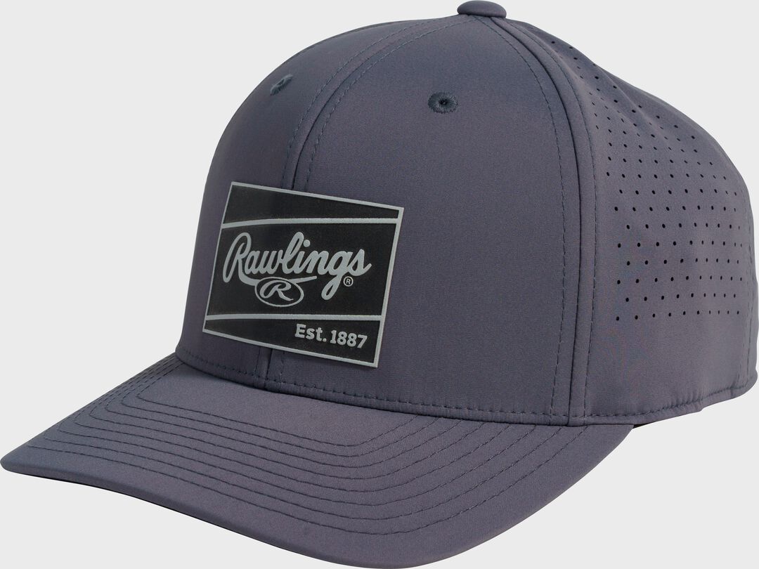 Rawlings Performance Snapback Hat, Black
