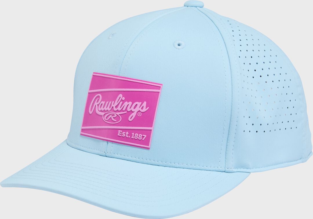 Rawlings Peach Performance Curved Bill Snapback Hat