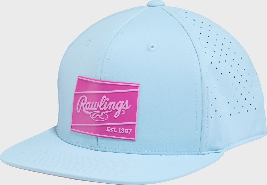 Rawlings Mint Performance Flat Bill Snapback Hat