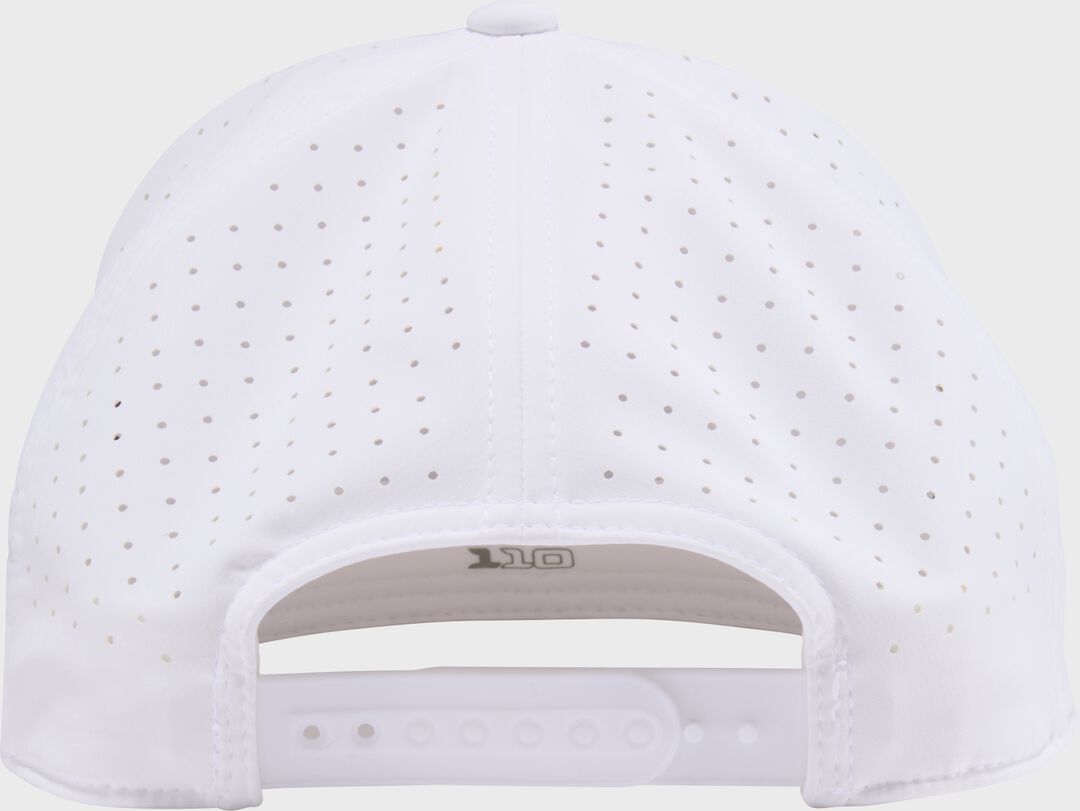 Rawlings White Performance Curved Bill Snapback Hat