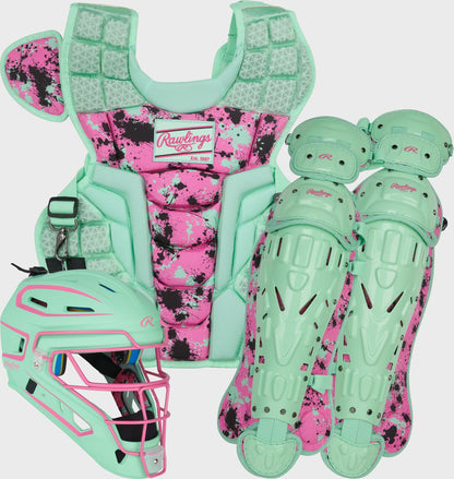 Limited Edition Mach USA Spatter Catcher's Gear Set, Adult, Intermediate, Youth