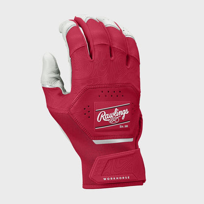 Rawlings Workhorse Batting Gloves, Adult & Youth Sizes