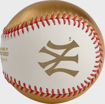 MLB 2024 Gold World Series Dueling Baseball