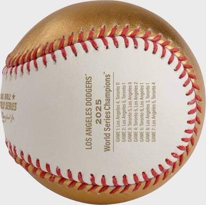 MLB 2025 World Series Champions Baseball, Los Angeles Dodgers, 1 Ball