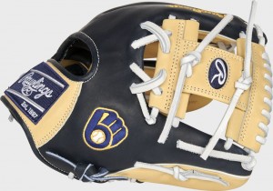 Rawlings 2021 Milwaukee Brewers Heart Of The Hide Infield Brown / Navy | 8KmQUcRZ