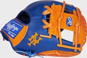 Rawlings 2021 New York Mets Heart Of The Hide Infield Royal / Orange | hCBXFmZm