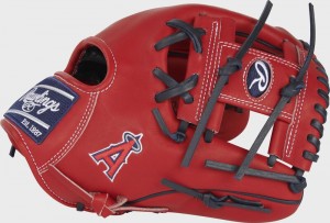 Rawlings 2023 Los Angeles Angels Heart Of The Hide Infield Deep Red | QbFSSa0U