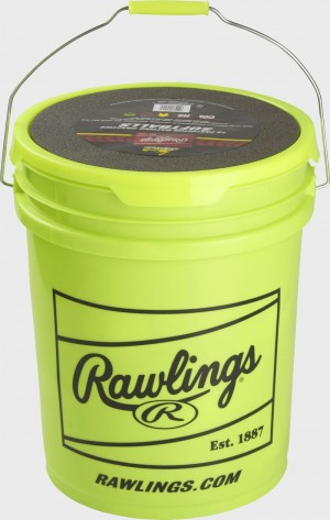 Rawlings 6 Gallon Bucket Of 12"ting Practices2 Or 18s Softball Yellow | f3DZmHZc