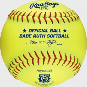 Rawlings Babe Ruth Official 12"S Softball Yellow | s3DmqWYD