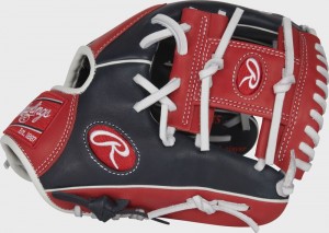 Rawlings Breakout 11.25-Inch Infield Navy / Deep Red / White | ADYhUDuT