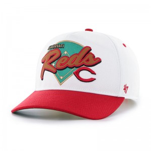 Rawlings Cincinnati Reds Rawlings '47 Brand Hitch Hat White | 8uhSoccp