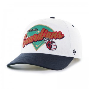 Rawlings Cleveland Guardians Rawlings '47 Brand Hitch Hat White | 1TagaBqI