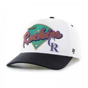 Rawlings Colorado Rockies Rawlings '47 Brand Hitch Hat White | ghvYUrK7