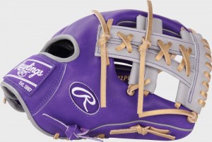 Rawlings Exclusive 11.5" Heart Of The Hide Infield Purple | C82qDtZy