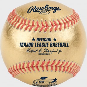 Rawlings Gold Aaron Judge Al Home Run Record Commemorative Baseball Gold | nyZX9N74