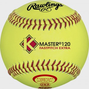 Rawlings K-Master Official 12" Softball Yellow | 2yeqtpwD