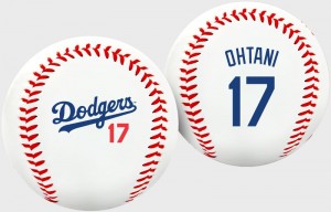 Rawlings Los Angeles Dodgers Shohei Ohtani Baseball White | UnefRl0J