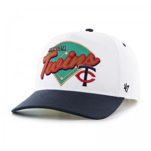 Rawlings Minnesota Twins Rawlings '47 Brand Hitch Hat White | FtcubXiD