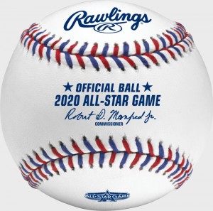 Rawlings Mlb 2020 All-Star Games Baseball White | GBGJm547