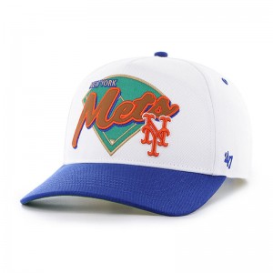 Rawlings New York Mets Rawlings '47 Brand Hitch Hat White | mC3rfBJS