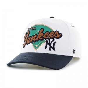 Rawlings New York Yankees Rawlings '47 Brand Hitch Hat White | 3UieQUD6