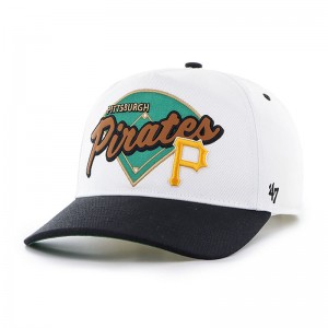 Rawlings Pittsburgh Pirates Rawlings '47 Brand Hitch Hat White | NHUQ5HlI